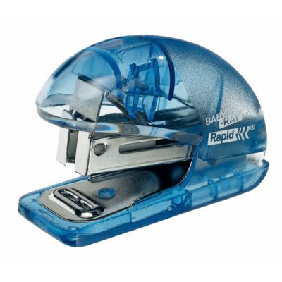 RAPID  Fashion Baby Ray Agrafeuse en plastique Bleu transparent