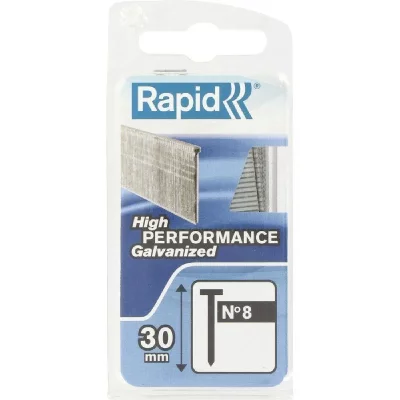 RAPID  N&ordm;8 40109536 Steel Nail 30 Mm 1000 Units Clair
