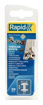 RAPID  - Rivets Tubulaires 379mm Blister de 25 Blister