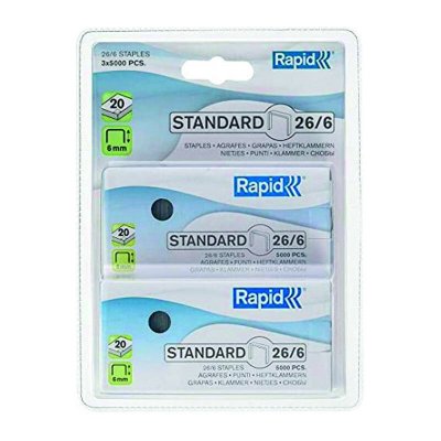 RAPID  Standard 26/6 24862400 Agrafes Standard 26/6