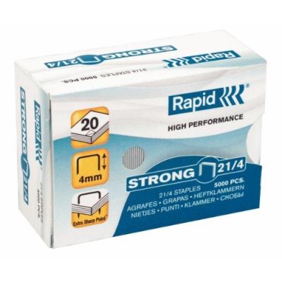 RAPID  Strong 21/4 Lot de 5000 agrafes galvanis&eacute;es