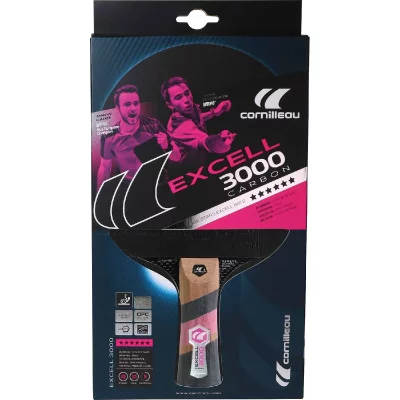 CORNILLEAU Raquette de Ping Pong d'int&eacute;rieur Excell 3000 Carbon