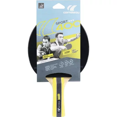 CORNILLEAU Raquette tennis de table Sport 400 Rouge Taille : UNI r&egrave;f : 30964