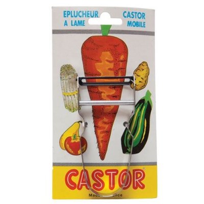  Rasoir &Agrave; L&eacute;gumes Inox / Blister - Castor - Rusillon