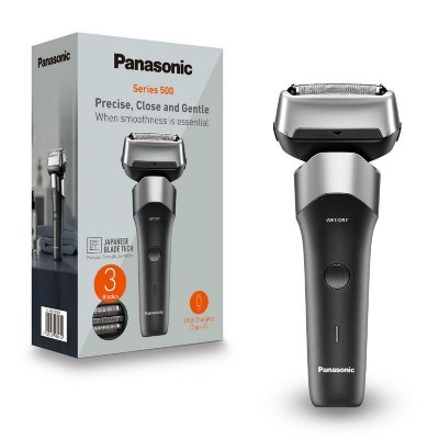 PANASONIC Rasoir &eacute;lectrique 3 lames avec chargeur USB (Type-C)