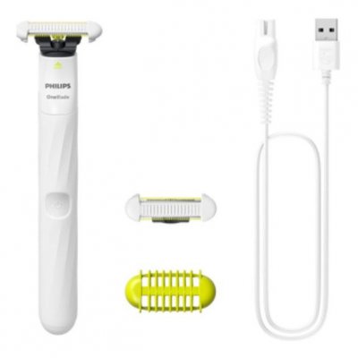 PHILIPS Rasoir Electrique OneBlade Intimate QP1924/30 - Autonomie 60 min - Rechargeable - Noir