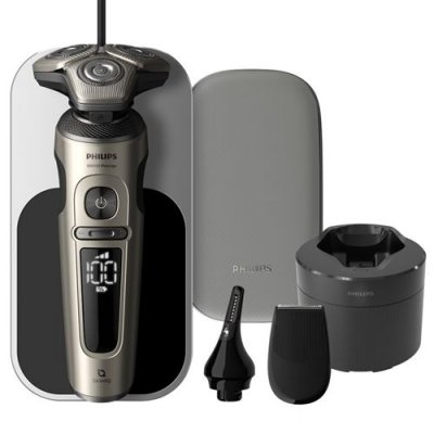 PHILIPS Rasoir &eacute;lectrique  S9000 Prestige SP9883/36 Gris et Noir