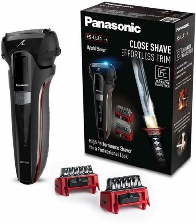 PANASONIC Rasoir &eacute;lectrique rechargeable  corp. Wet&dry es-ll41-k503 noir