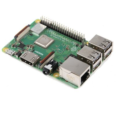 RASPBERRY PI  3 Mod&egrave;le B + &ndash; Plaque de base, vert