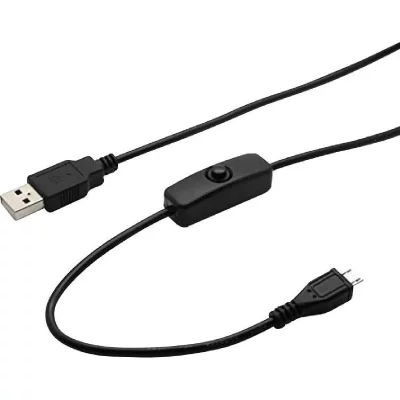 RENKFORCE Raspberry Pi Foundation Alimentation USB pour Raspberry Pi, C&acirc;ble