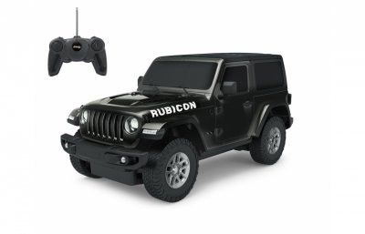 JAMARA Rastar RC Jeep Wrangler JL boys 27 MHz 1:24 noir
