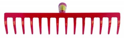 OUTIFRANCE R&acirc;teau de jardinage -  - 10 dents - Rouge