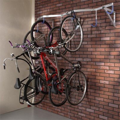 R&acirc;telier 6 v&eacute;los mural ""pro"" MOTTEZ, H.36 x l.200 x P.51.1 cm