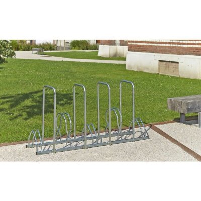 MOTTEZ R&acirc;telier &agrave; v&eacute;los 5 V&eacute;los - 2 Niveaux avec Arceaux - B129AR - 