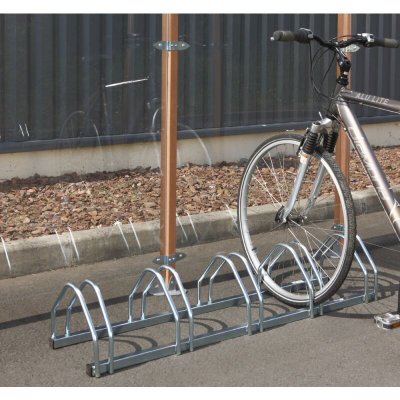 MOTTEZ R&acirc;telier au sol pour 5 v&eacute;los B131V