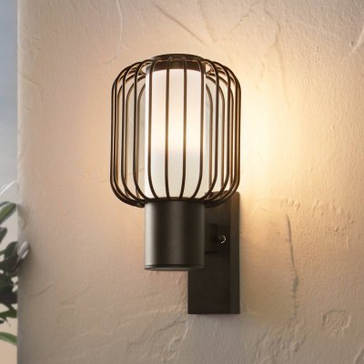 EGLO Ravello applique murale d'ext&eacute;rieur moderne noire ip44