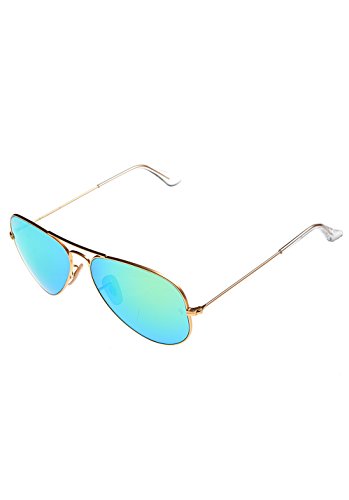 RAY BAN Ray-Ban Aviator Flash Flash Lenses Green Flash 58mm objectif vert 58mm