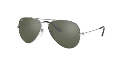 RAY BAN Ray-Ban Aviator Large II Argent Gris Miroit&eacute; Argent