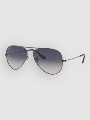 RAY BAN Ray-Ban Aviator Large Metal Gunmetal Lunettes de soleil gris