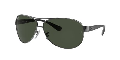 RAY BAN Ray-Ban Aviator Montures de Lunettes, Gris (Gunmetal), 63 Mixte