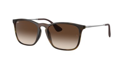 RAY BAN Ray-ban chris rubber havana brun d&eacute;grad&eacute; - medium-large - ecaille