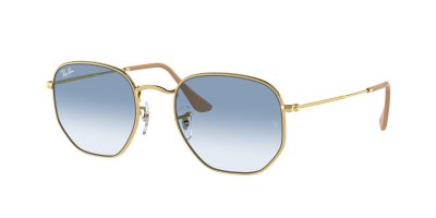 RAY BAN Ray-Ban Hexagonal Lunettes de soleil RB3548-001 - Unisex - Metal