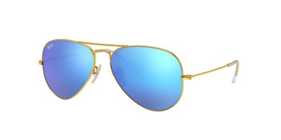 RAY BAN  Lunettes de soleil Aviator bleues. Couleur: Marron
