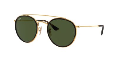 RAY BAN Ray-Ban Lunettes de Soleil Homme,Femme RB3647N Ecaille,Dor&eacute; 
