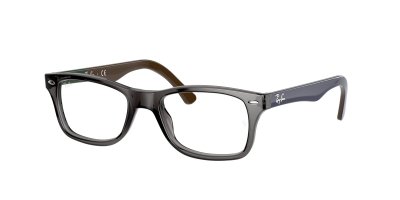 RAY BAN Ray-Ban Rb5228 Optics Monture Bleu Verres Transparents Polaris&eacute; 53-17