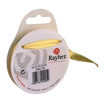 RAYHER  5521406&nbsp;Ruban en satin, 10&nbsp;mm, SB de rouleau de 10