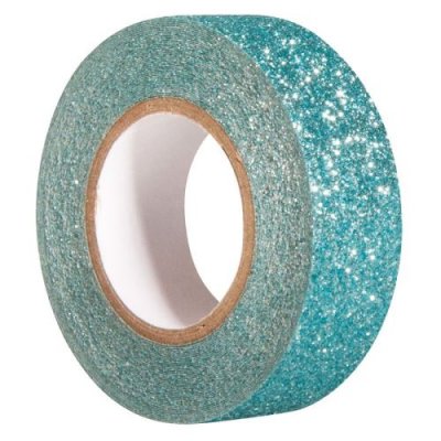 RAYHER  59925390&nbsp;Glitter Tape, 15&nbsp;mm, Rouleau 5&nbsp;m, Lagon