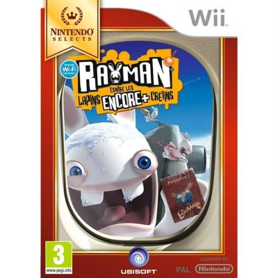 Rayman Contre Les Lapins Encore + Cr&eacute;tins - Nintendo Selects Wii