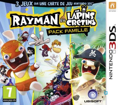 Rayman et les Lapins Cr&eacute;tins Pack Famille Nintendo 3DS