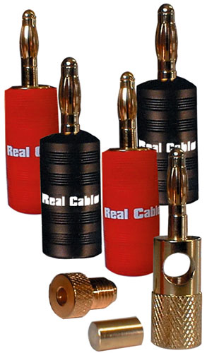 REAL CABLE  B6932 Fiche Banane Screw-Universal pour C&acirc;ble
