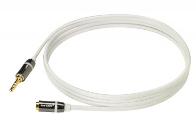 REAL CABLE  iplug-j35mf/3m00 c&acirc;ble st&eacute;r&eacute;o jack 3 m blanc