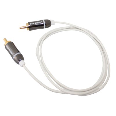 REAL CABLE  Nano Sub - C&acirc;ble Subwoofer RCA m&acirc;le/m&acirc;le plaqu&eacute; or (10m) ( Cat&eacute;gorie : Cordons audio )