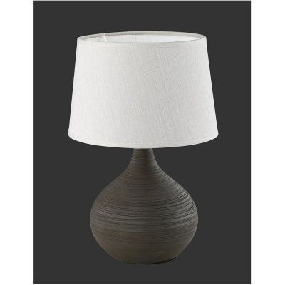 DEFIBRICO Reality - Lampe Martin Brun 1x40W E14 - Marron Bois Bronze Rouille