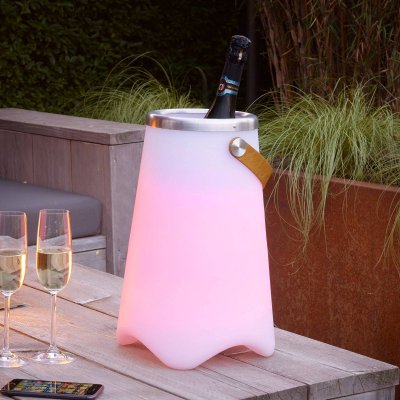 REALITY LEUCHTEN  Lampe &agrave; poser LED Jamaica avec enceinte Bluetooth