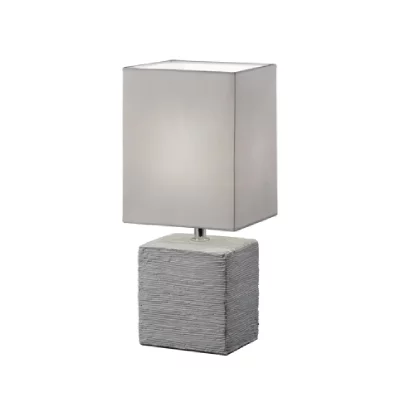RL Reality R50131087 Lampe de table C&eacute;ramique 28 W E14 Titane