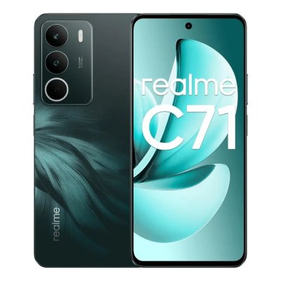UNISEX Realme C71 4g 4 Go/256 Go Vert Fonc&eacute; (forest Owl) Double Sim