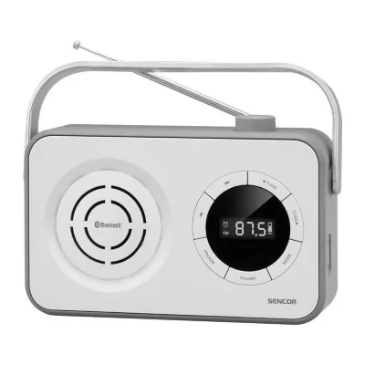 R&eacute;cepteur radio portable PLL FM avec BT, USB, Micro SD et AUX - Sencor - SRD 3200 W 