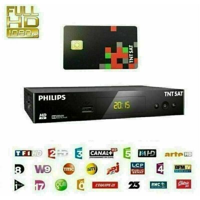 HDME R&eacute;cepteur Satellite - PHILIPS - DSR 3231T - HD - TNTSAT - Noir