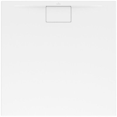 VILLEROY & BOCH Receveur 100 x 100 x 4,8 VILLEROY ET BOCH Architectura Metalrim acrylique carr&eacute; blanc