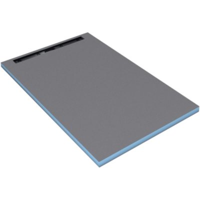 WEDI Receveur &agrave; carreler Fundo Riolito Neo, avec &eacute;coulement lin&eacute;aire, 120 x 100