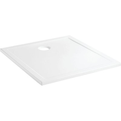 ANCONETTI Receveur Ancoswing &agrave; poser et/ou &agrave; encastrer 80x80x3.5 - Blanc