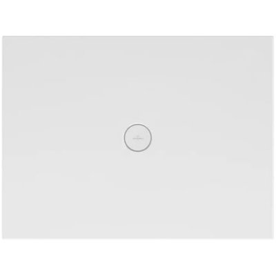 VILLEROY UND BOCH Receveur antid&eacute;rapant 140 x 90 Subway Infinity &agrave; encastrer ceramique rectangle blanc