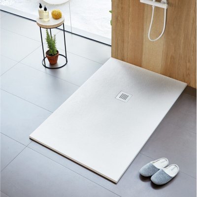 SANYCCES Receveur de douche 140 x 100 cm, Blanc, extra plat - strato