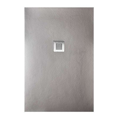 SANYCCES Receveur de douche 160 x 80 cm, Gris, extra plat - strato
