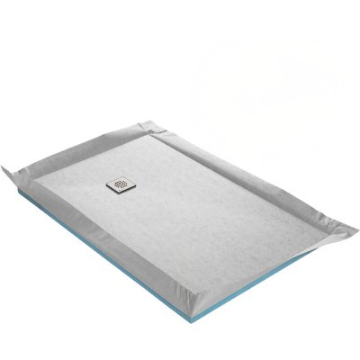 U TILE Receveur de douche &agrave; carreler ultra plat 120 x 90 cm x 22 mm RC12090SLIM