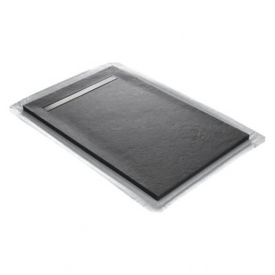  Receveur de douche caniveau 120 x 90 cm en pierre naturelle - roche de mer RC12090STONE-925-LINE